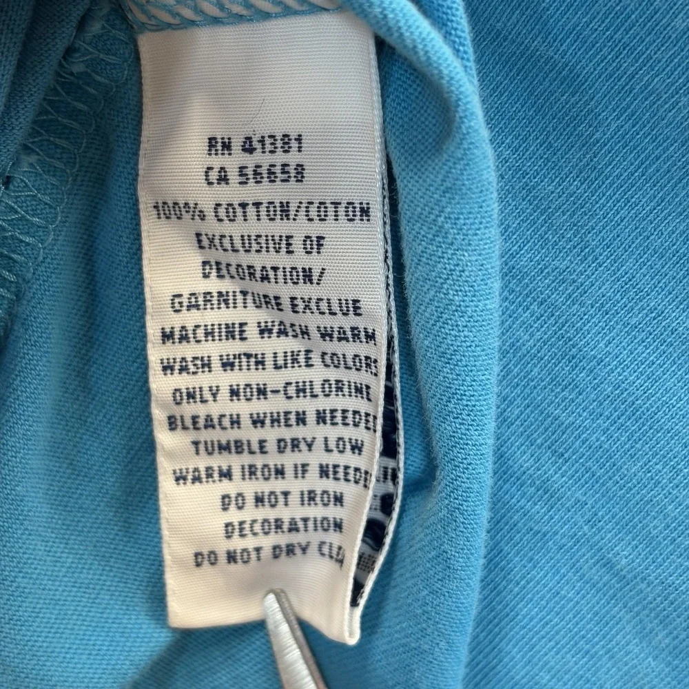 Vintage Polo Ralph Lauren Mens XL T-Shirt DISTRESSED Blue Grunge Y2K 100% Cotton